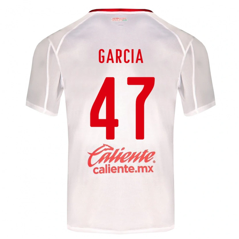 Danxen Kinderen Gael García #47 Wit Groen Rood Uitshirt Uittenue 2026/27 T-Shirt