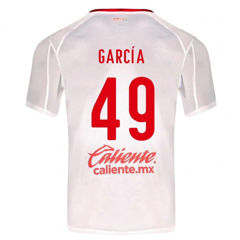 Danxen Kinderen Gilberto García #49 Wit Groen Rood Uitshirt Uittenue 2026/27 T-Shirt