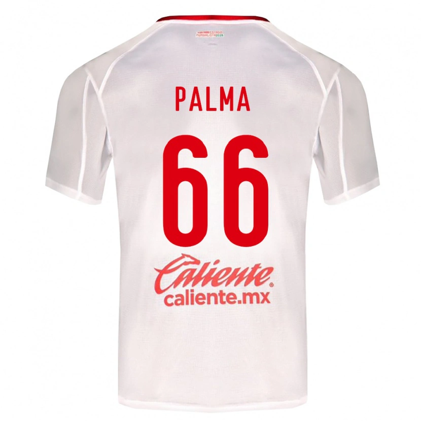 Danxen Kinderen Arturo Palma #66 Wit Groen Rood Uitshirt Uittenue 2026/27 T-Shirt