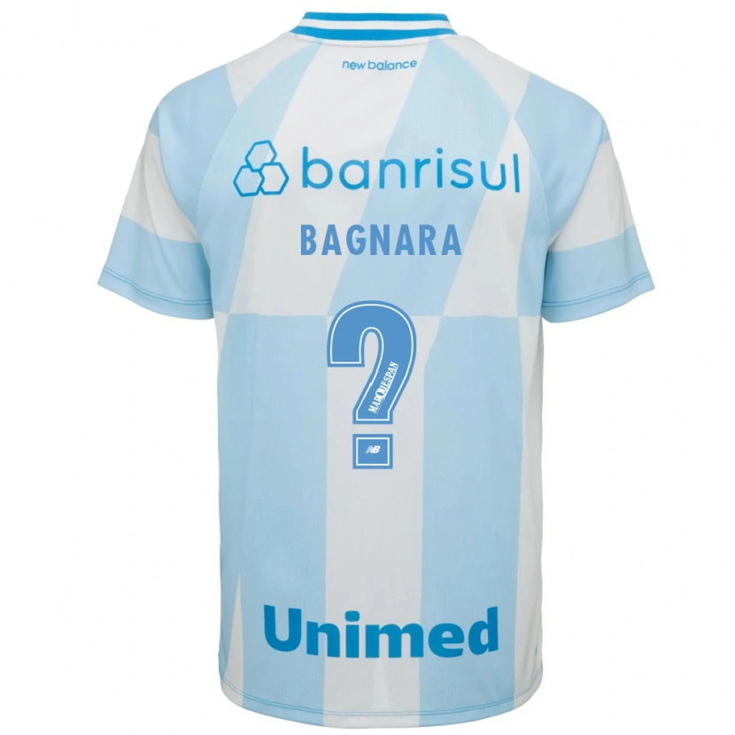 Danxen Kinderen Vinicius Bagnara #0 Lichtblauw Wit Uitshirt Uittenue 2026/27 T-Shirt