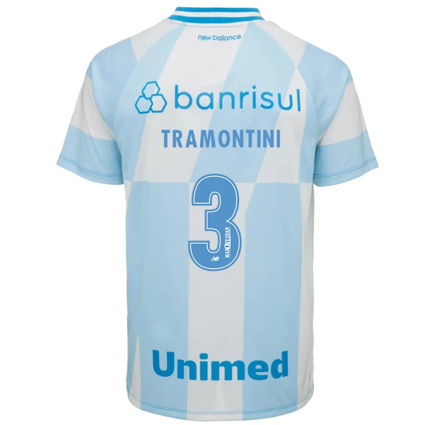 Danxen Kinderen Murilo Tramontini #3 Lichtblauw Wit Uitshirt Uittenue 2026/27 T-Shirt