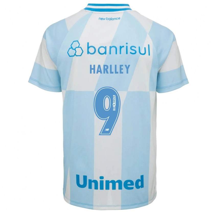 Danxen Kinderen Harlley Hanry Nascimento De Vasconcelos #9 Lichtblauw Wit Uitshirt Uittenue 2026/27 T-Shirt