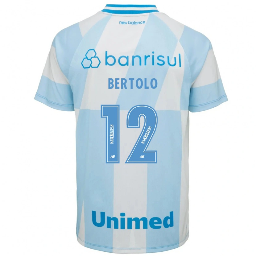 Danxen Kinderen Mateus Bertolo #12 Lichtblauw Wit Uitshirt Uittenue 2026/27 T-Shirt