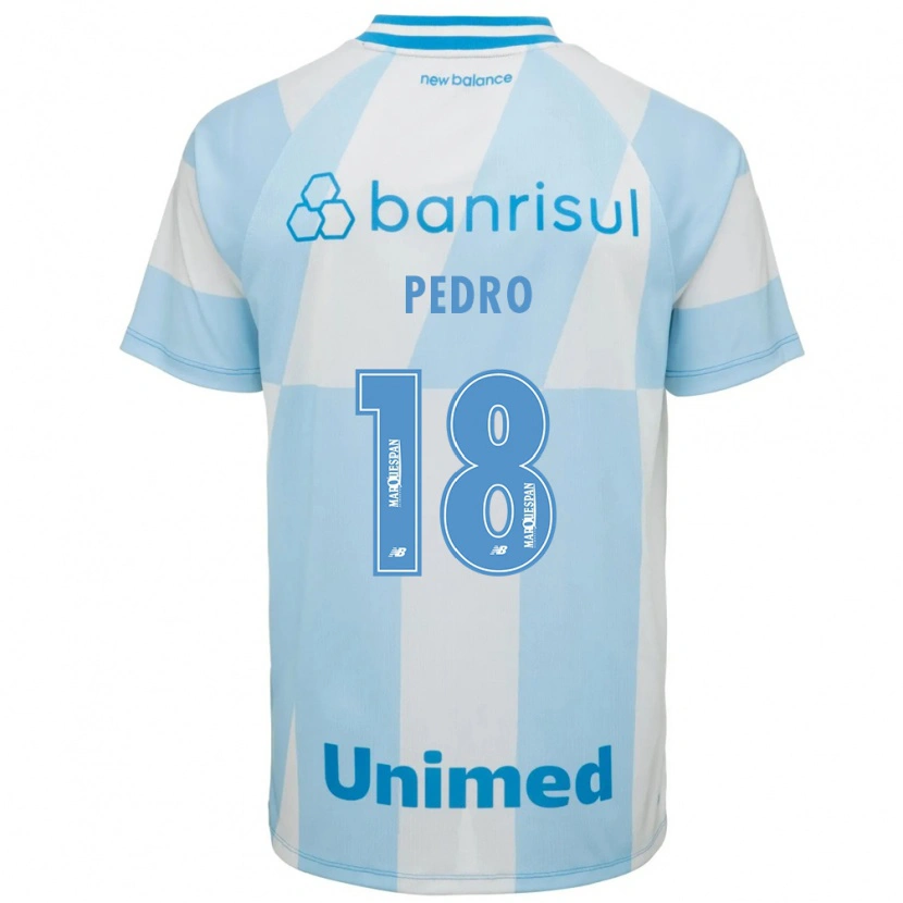 Danxen Kinderen João Pedro #18 Lichtblauw Wit Uitshirt Uittenue 2026/27 T-Shirt