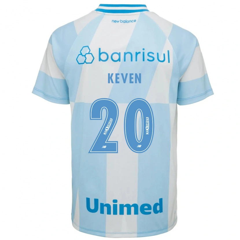 Danxen Kinderen Gabriel Keven #20 Lichtblauw Wit Uitshirt Uittenue 2026/27 T-Shirt