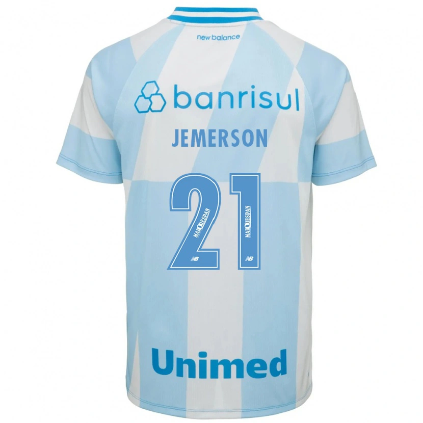 Danxen Kinderen Jemerson #21 Lichtblauw Wit Uitshirt Uittenue 2026/27 T-Shirt