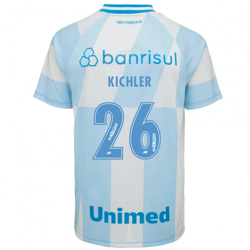 Danxen Kinderen Paola Kichler #26 Lichtblauw Wit Uitshirt Uittenue 2026/27 T-Shirt