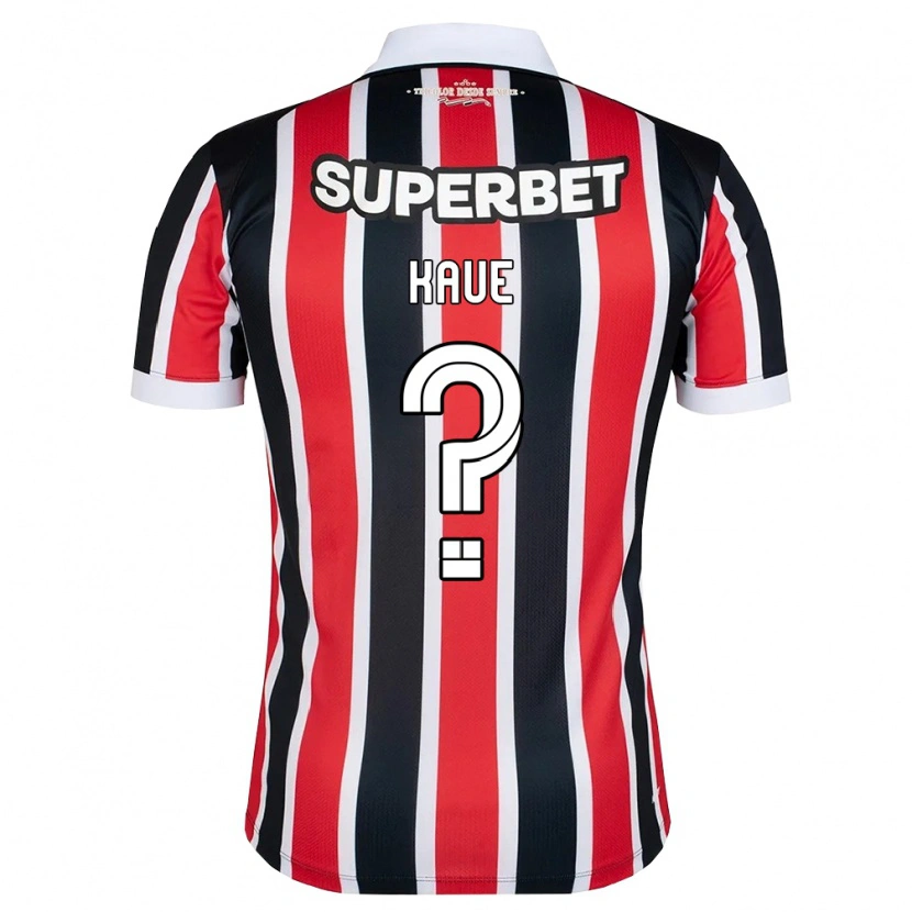 Danxen Kinderen Kaue #0 Rood Wit Zwart Uitshirt Uittenue 2026/27 T-Shirt
