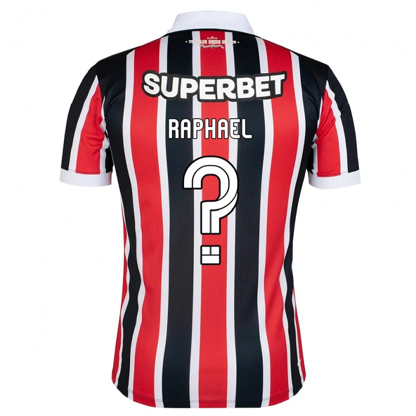 Danxen Kinderen Raphael #0 Rood Wit Zwart Uitshirt Uittenue 2026/27 T-Shirt