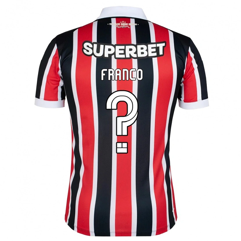 Danxen Kinderen Franco #0 Rood Wit Zwart Uitshirt Uittenue 2026/27 T-Shirt