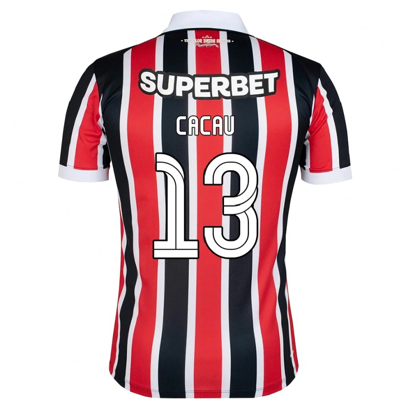 Danxen Kinderen Cacau #13 Rood Wit Zwart Uitshirt Uittenue 2026/27 T-Shirt