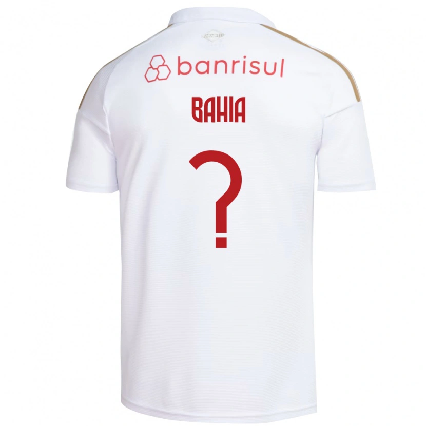 Danxen Kinderen Guilherme Bahia #0 Wit Rood Uitshirt Uittenue 2026/27 T-Shirt
