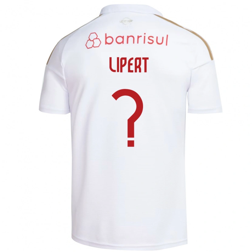 Danxen Kinderen Henrique Lipert #0 Wit Rood Uitshirt Uittenue 2026/27 T-Shirt