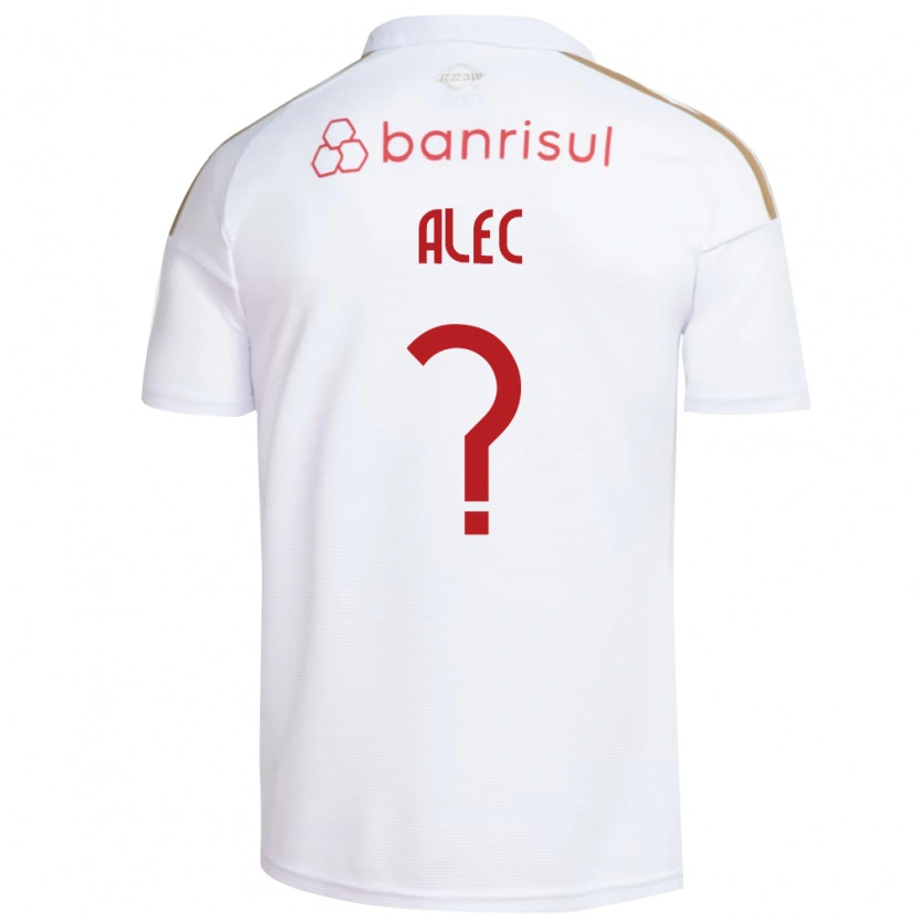 Danxen Kinderen Alec #0 Wit Rood Uitshirt Uittenue 2026/27 T-Shirt