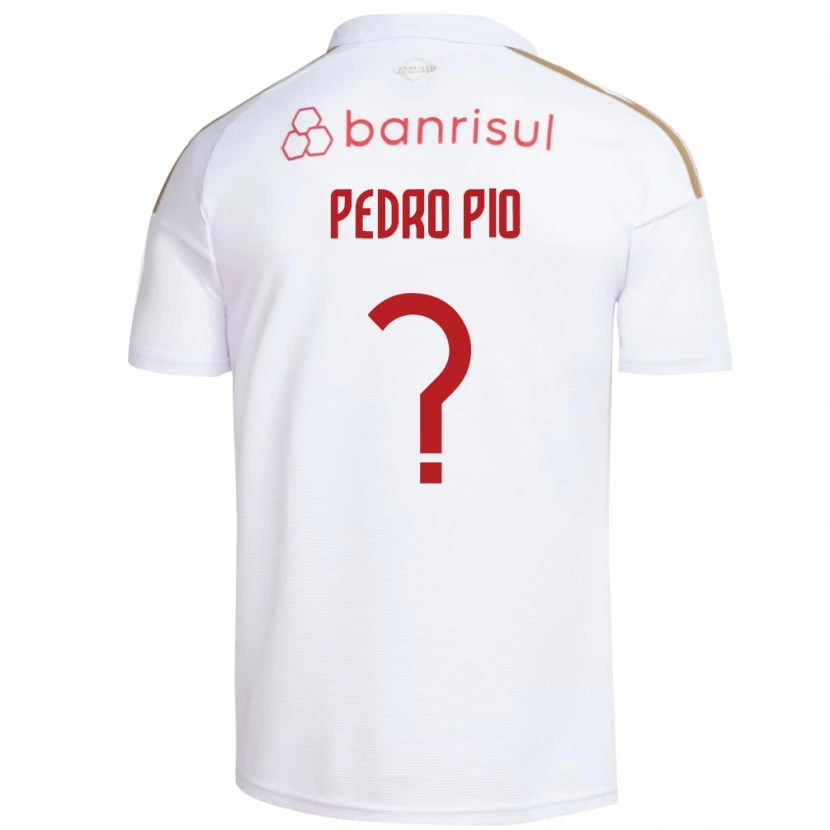 Danxen Kinderen Pedro Pio #0 Wit Rood Uitshirt Uittenue 2026/27 T-Shirt