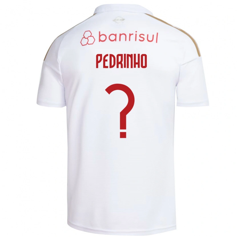 Danxen Kinderen Pedrinho #0 Wit Rood Uitshirt Uittenue 2026/27 T-Shirt