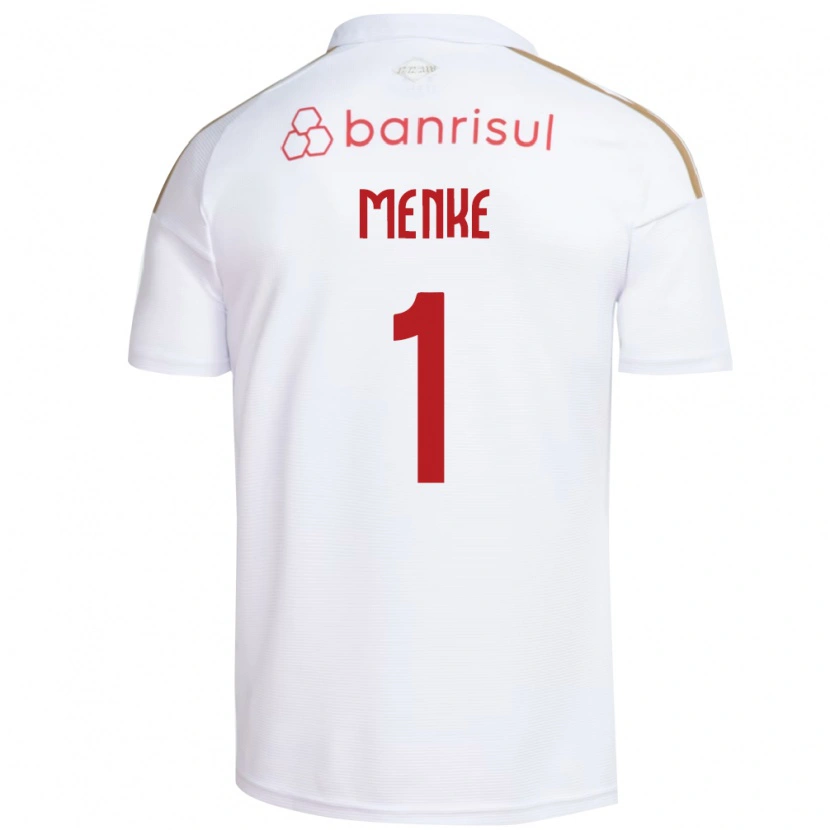 Danxen Kinderen Henrique Menke #1 Wit Rood Uitshirt Uittenue 2026/27 T-Shirt