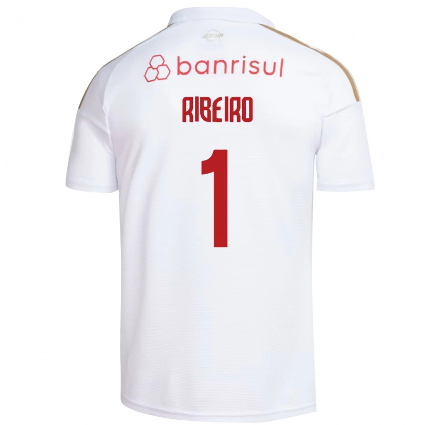 Danxen Kinderen Mari Ribeiro #1 Wit Rood Uitshirt Uittenue 2026/27 T-Shirt