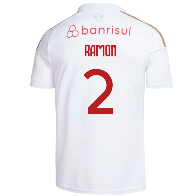 Danxen Kinderen Ramon #2 Wit Rood Uitshirt Uittenue 2026/27 T-Shirt