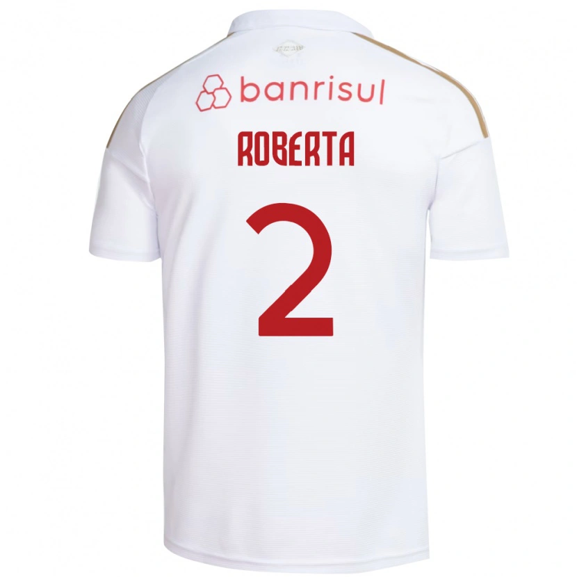 Danxen Kinderen Roberta #2 Wit Rood Uitshirt Uittenue 2026/27 T-Shirt