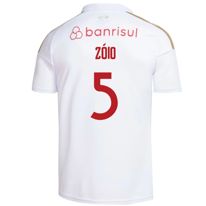 Danxen Kinderen Zóio #5 Wit Rood Uitshirt Uittenue 2026/27 T-Shirt