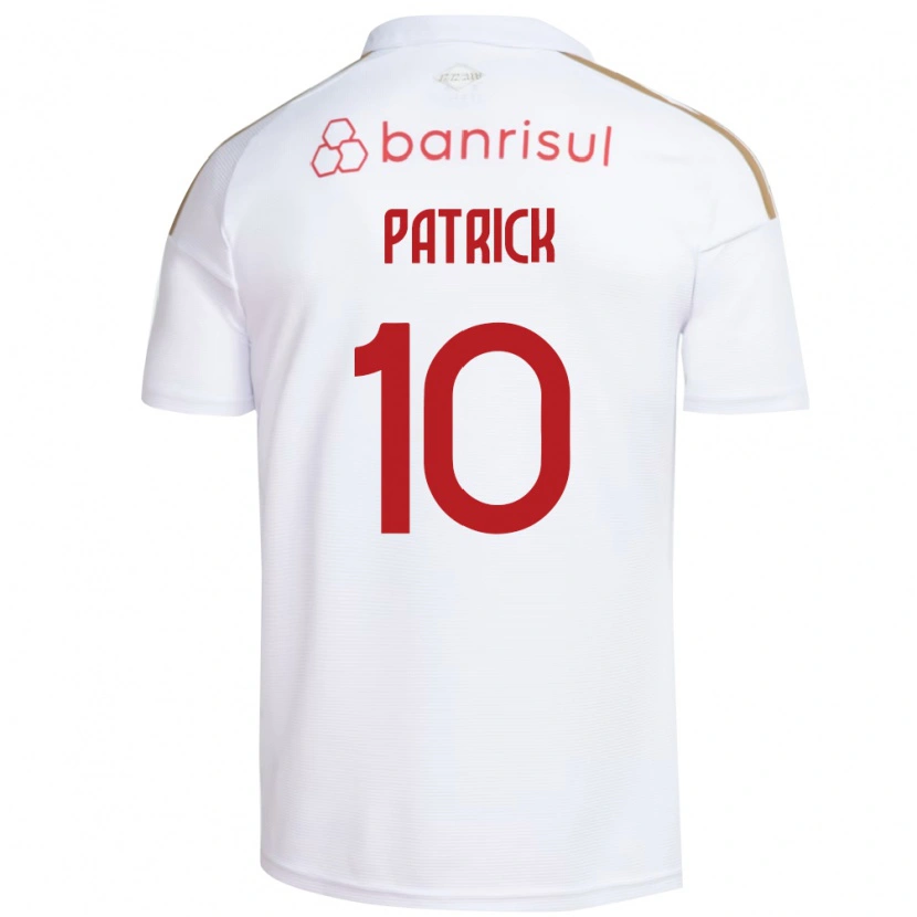 Danxen Kinderen Alan Patrick #10 Wit Rood Uitshirt Uittenue 2026/27 T-Shirt