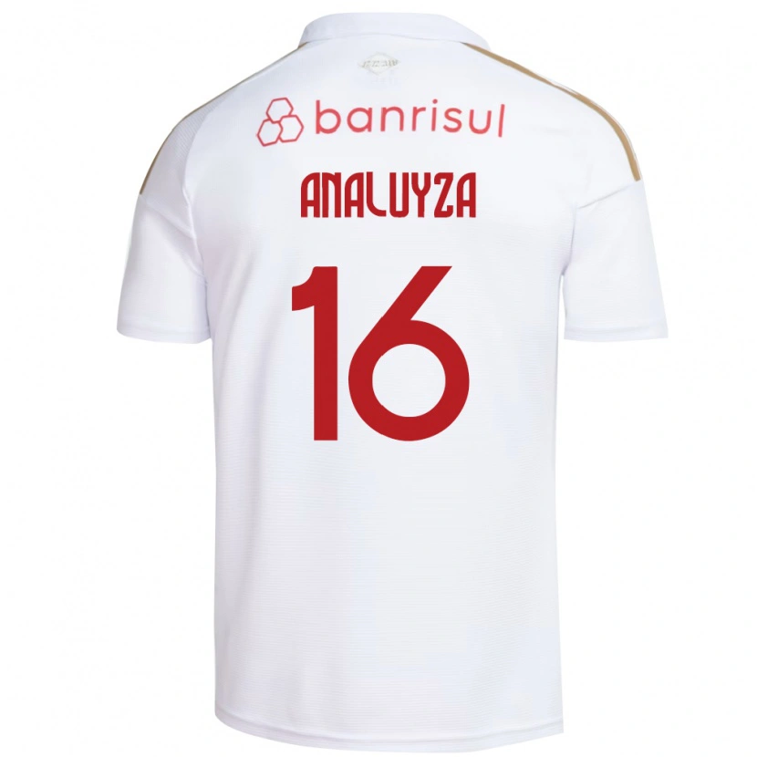 Danxen Kinderen Analuyza #16 Wit Rood Uitshirt Uittenue 2026/27 T-Shirt