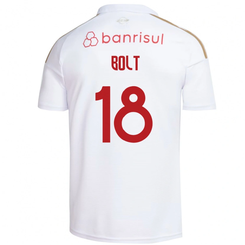 Danxen Kinderen Tamara Bolt #18 Wit Rood Uitshirt Uittenue 2026/27 T-Shirt
