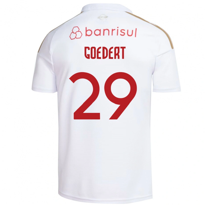 Danxen Kinderen Alice Goedert #29 Wit Rood Uitshirt Uittenue 2026/27 T-Shirt