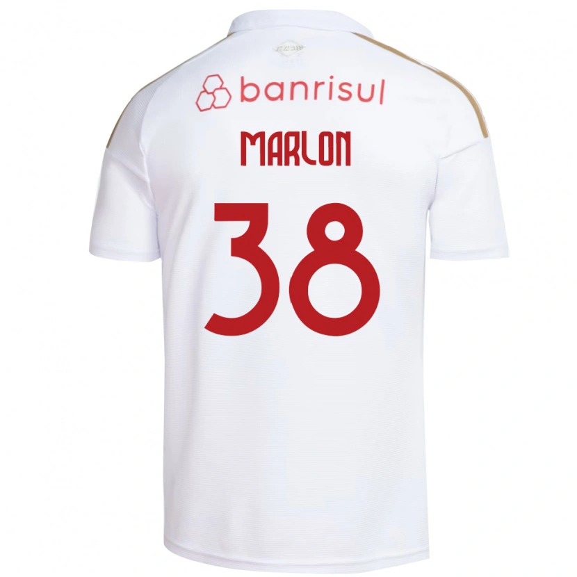 Danxen Kinderen Marlon #38 Wit Rood Uitshirt Uittenue 2026/27 T-Shirt