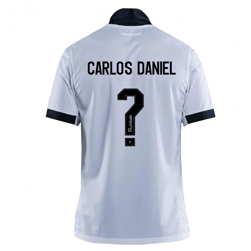 Danxen Kinderen Carlos Daniel #0 Zwart Wit Uitshirt Uittenue 2026/27 T-Shirt
