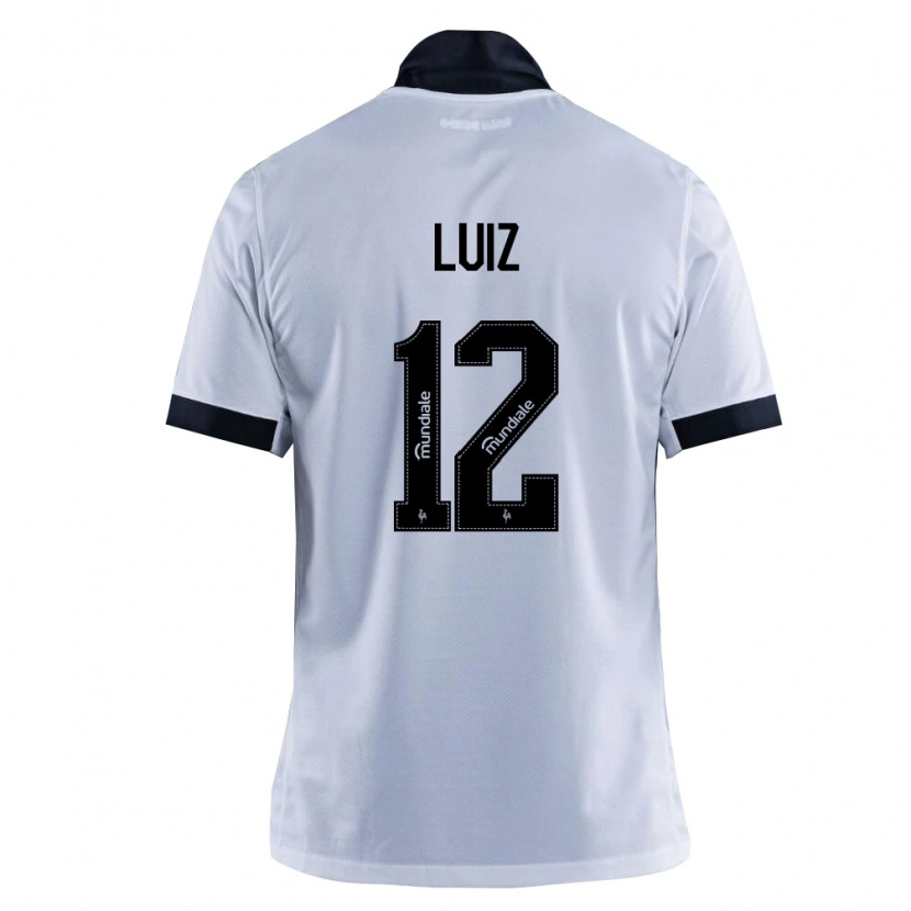 Danxen Kinderen Estevan Luiz #12 Zwart Wit Uitshirt Uittenue 2026/27 T-Shirt