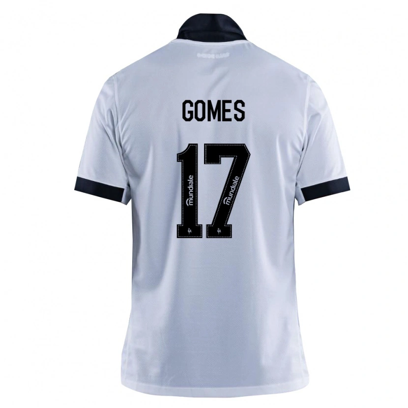 Danxen Kinderen Igor Gomes #17 Zwart Wit Uitshirt Uittenue 2026/27 T-Shirt