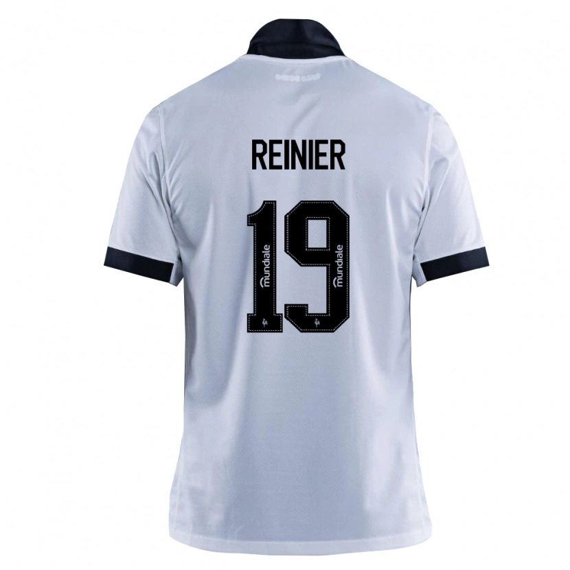Danxen Kinderen Reinier Jesus Carvalho #19 Zwart Wit Uitshirt Uittenue 2026/27 T-Shirt