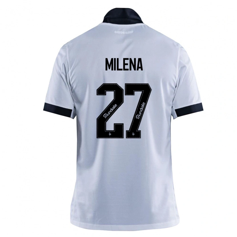 Danxen Kinderen Milena #27 Zwart Wit Uitshirt Uittenue 2026/27 T-Shirt