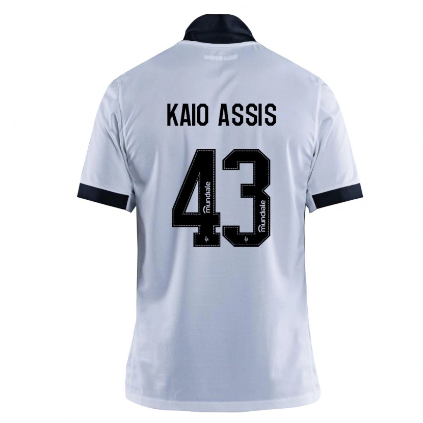Danxen Kinderen Kaio Assis #43 Zwart Wit Uitshirt Uittenue 2026/27 T-Shirt