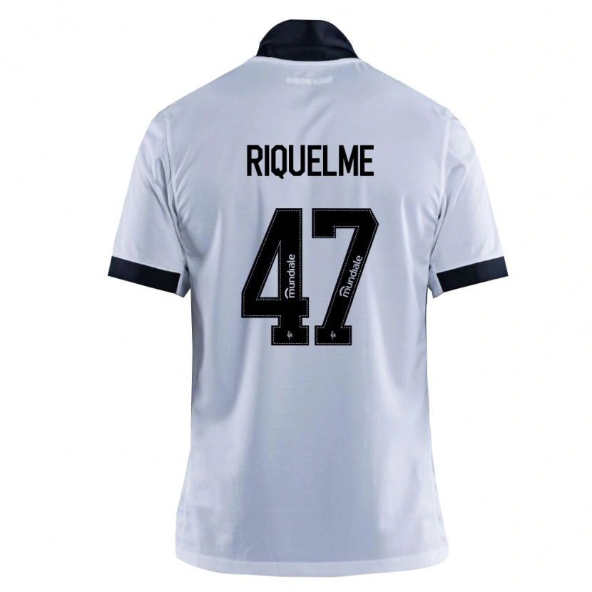Danxen Kinderen Riquelme Henrique Da Silva Ferreira #47 Zwart Wit Uitshirt Uittenue 2026/27 T-Shirt