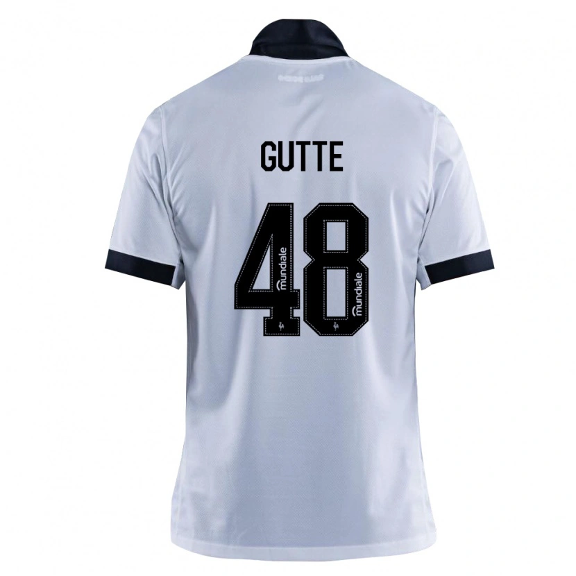 Danxen Kinderen Gutte #48 Zwart Wit Uitshirt Uittenue 2026/27 T-Shirt