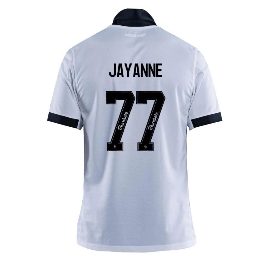 Danxen Kinderen Jayanne #77 Zwart Wit Uitshirt Uittenue 2026/27 T-Shirt