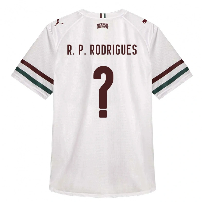 Danxen Kinderen Ronald Pinheiro Rodrigues #0 Wit Groen Bordeaux Rood Uitshirt Uittenue 2026/27 T-Shirt