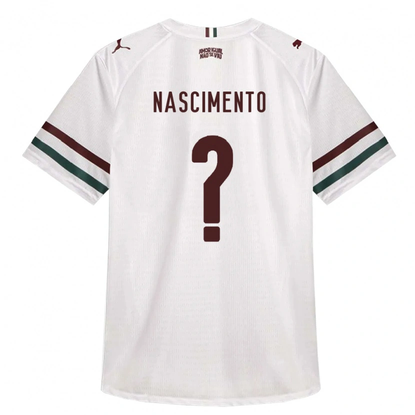 Danxen Kinderen Hiago Nascimento #0 Wit Groen Bordeaux Rood Uitshirt Uittenue 2026/27 T-Shirt