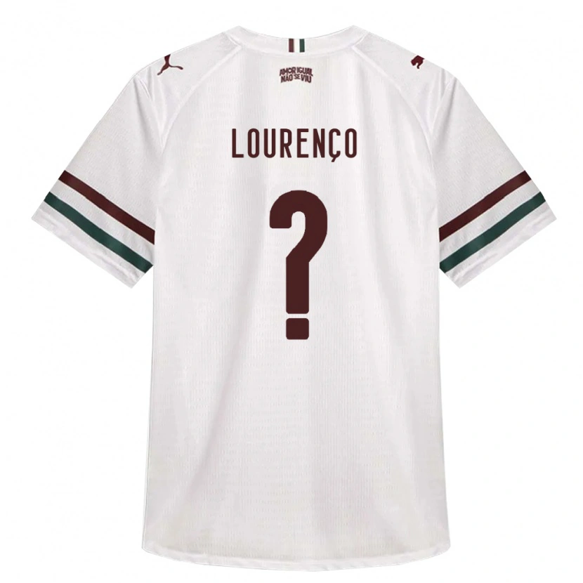 Danxen Kinderen João Lourenço #0 Wit Groen Bordeaux Rood Uitshirt Uittenue 2026/27 T-Shirt