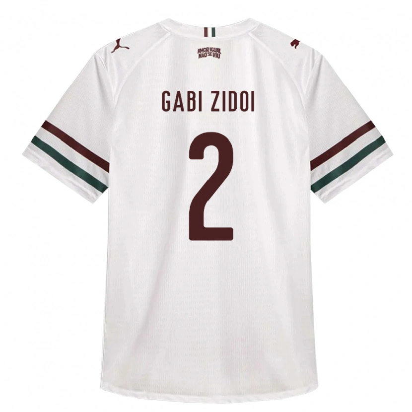 Danxen Kinderen Gabi Zidoi #2 Wit Groen Bordeaux Rood Uitshirt Uittenue 2026/27 T-Shirt