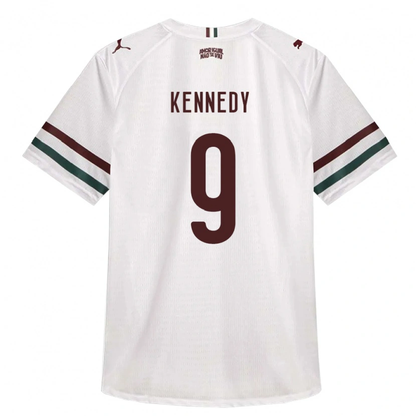 Danxen Kinderen John Kennedy #9 Wit Groen Bordeaux Rood Uitshirt Uittenue 2026/27 T-Shirt