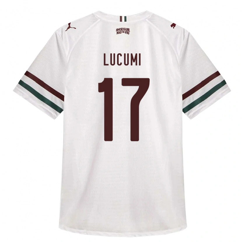 Danxen Kinderen Jan Lucumi #17 Wit Groen Bordeaux Rood Uitshirt Uittenue 2026/27 T-Shirt