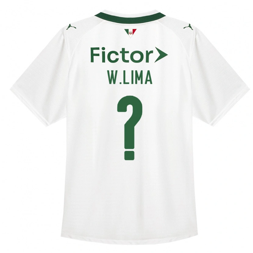 Danxen Kinderen Wesley Lima #0 Groen Wit Uitshirt Uittenue 2026/27 T-Shirt