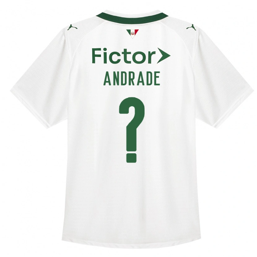Danxen Kinderen Deivid Andrade #0 Groen Wit Uitshirt Uittenue 2026/27 T-Shirt
