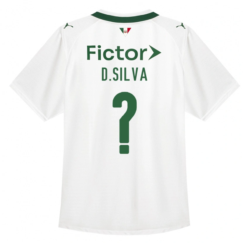 Danxen Kinderen Daniel Silva #0 Groen Wit Uitshirt Uittenue 2026/27 T-Shirt