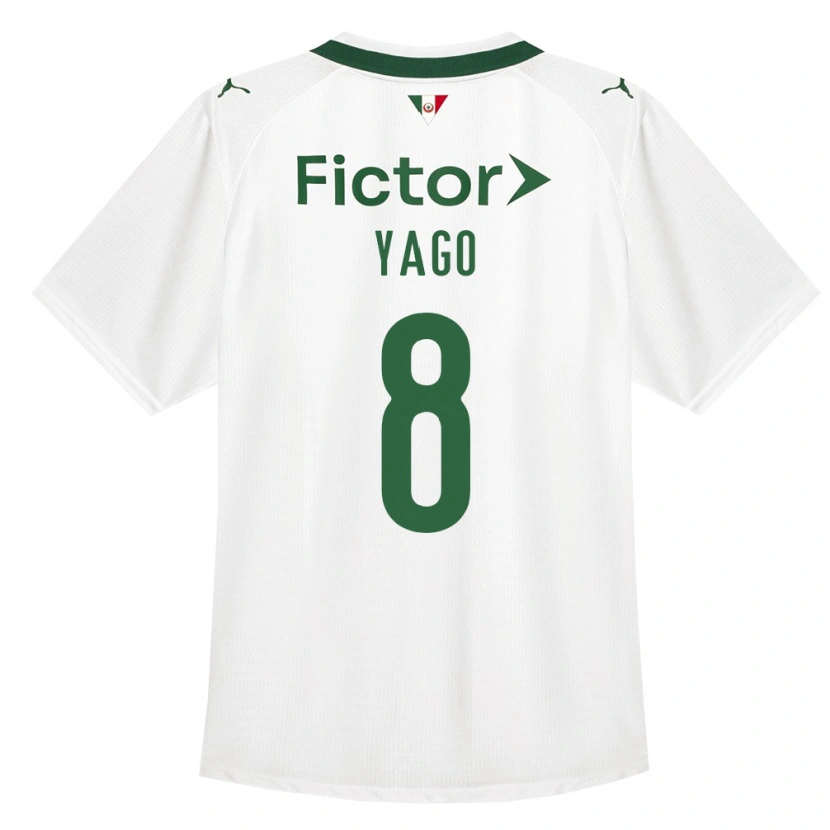 Danxen Kinderen Ruan Yago #8 Groen Wit Uitshirt Uittenue 2026/27 T-Shirt