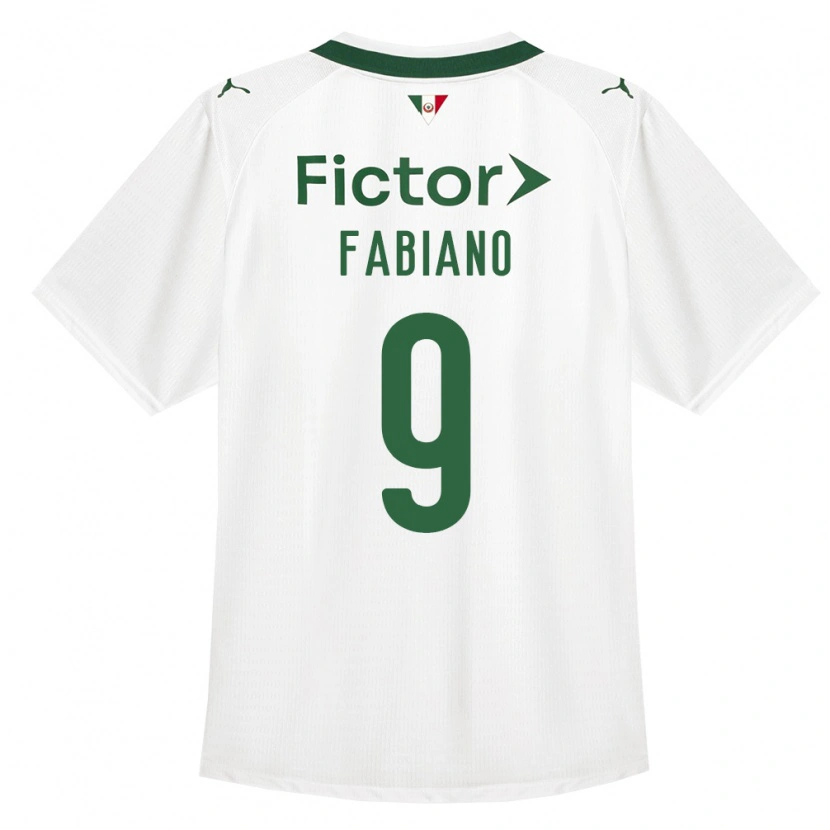 Danxen Kinderen Fabiano Rodrigues Pereira #9 Groen Wit Uitshirt Uittenue 2026/27 T-Shirt